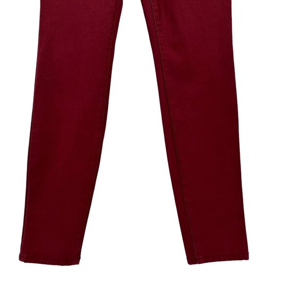 Kut From The Kloth Mia Toothpick Skinny Dark Red Skinny Jeans Womens 4 - Picture 3 of 8